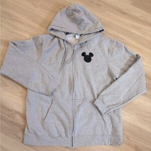 Disney grey Mickey zip-up hoodie